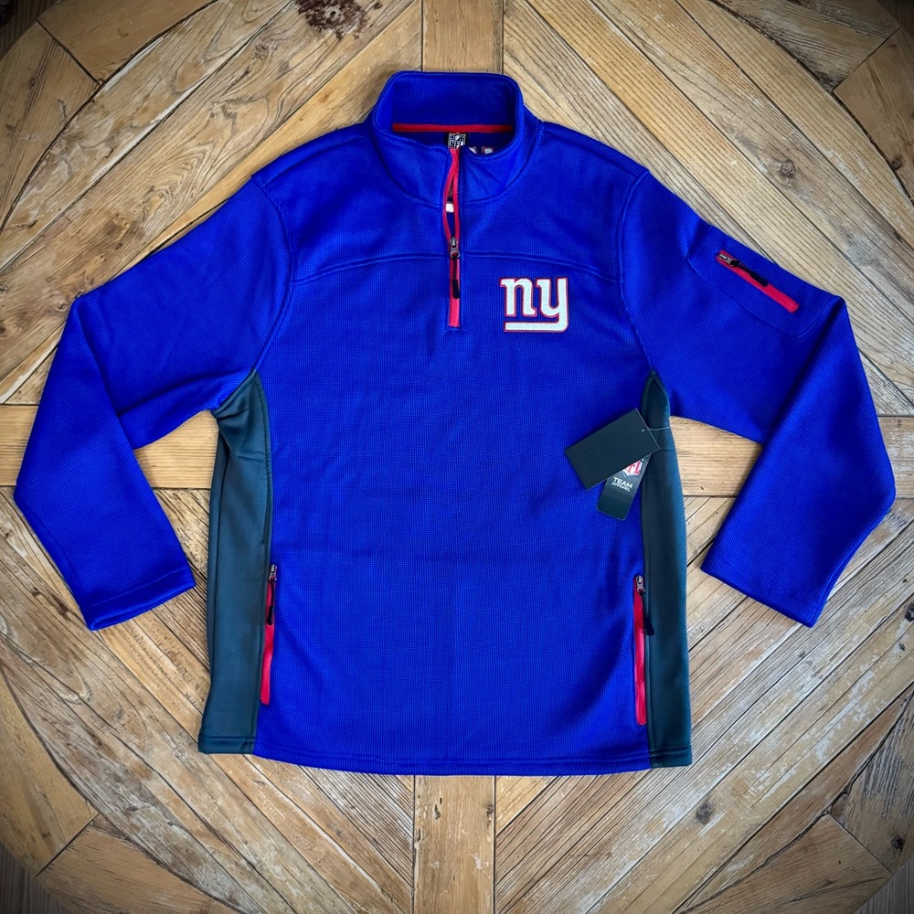 Brand New 1/4 Zip New York Giants Sweatshirt